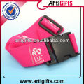 Pink color fashion adjustable luggage belt